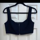 BCBGMAXAZRIA 
Chellsie Zip Front Crop Top Photo 6