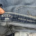 Riders By Lee Midrise Booutcut Denim Jeans Size 10 Photo 5