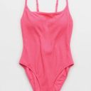 Aerie NWT  Crinkle Scoop Full Coverage One Piece Swimsuit - Size Small Photo 3