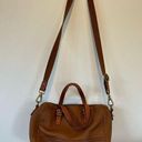 Fossil  womens brown leather purse shoulder bag crossbody strap Photo 0