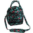 Lug Mini Puddle Jumper Weekend Travel Bag Flamingo Tropical NEW Black Photo 0