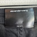 Alexander Wang  25 Bite High Rise Black Skinny Jeans Photo 6