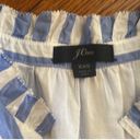 J.Crew Tiered Popover Dress Stripped Cotton Poplin S Size | XXS Does run a bit b Photo 4