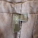 ASOS  Linen Blend Side Tie High Waist Crop Pants Size 6 Photo 2