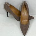 Colin Stuart Pointed Toe Snake Leather Heels Photo 1