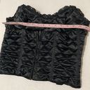  Vintage 90s Natori Quilted Sequins Black Corset Bustier Size Medium Rare Photo 10