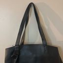 Nine West  Dark Gray Pleather Tote Bag Photo 6