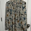 Style & Co  women’s sheer floral long sleeve blouse size xlarge . Photo 0