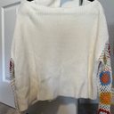 Crochet Sweater White Size M Photo 1