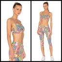 Trina Turk 💕💕 Mediterranean Paisley Sports Bra M NWT Photo 2