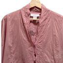 Soft Surroundings  Embroidered Hook and Eye Blouse Pink Size XL Bohemian Coastal Photo 3