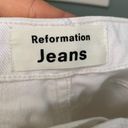 Reformation  Cynthia High Relaxed Jean White Destroyed 24 Photo 10