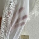 In Bloom NWT  By Jonquil White Lace Chiffon Robe Womens Small Photo 31