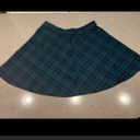 Forever 21 Green & Navy Blue Plaid Skirt - Size M Photo 5