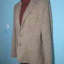 Polo  Ralph Lauren VINTAGE Silk Blazer Womens Size 10 Glen Plaid Houndstooth Photo 13