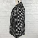 Talbots  Black & White Geometric Fully Lined Career Blazer Jacket Womens Size 12 Photo 5