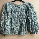 A New Day  Green Floral Blouse Photo 1
