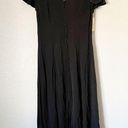 The Row NWT A Black Button Front Midi Dress X-Small Photo 0