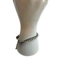  creme and silver bracelet - American Eagle signed charm Photo 3