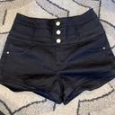 Refuge Black Stretchy Shorts  Photo 0