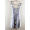 American Eagle  Striped Tank Mini Dress Blue White Medium Photo 7