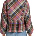 Veronica Beard  Katalina Top Pink Plaid Blouse SZ 6 NWT! Photo 2