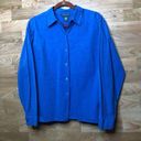 Relativity () Large Long Sleeve Button Down Blouse Photo 0