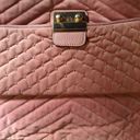 Big Buddha  Pink Velvet Quilted Chain Crossbody Bag Photo 4