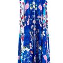 Rococo  Sand Floral Print 100% Silk Tassel Sleeveless Asymmetrical Maxi Dress XS Photo 7