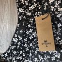 Thrills NWT  co acacia floral wrap blouse black sz XS Photo 8