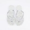 Havaianas NEW  Slim Bridal Glitter Flip Flops in White Bright Silver Women's 6 Photo 1