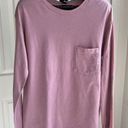 The Comfy Monrow Boyfriend Pocket Crew Tee Shirt Matte Pastel Pink, Size S Photo 1