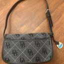 Dooney & Bourke GUC Rare Vintage  Monogram Bag Canvas Leather Photo 3