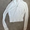 Lululemon White Half-Zip Photo 2