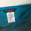 Carmen Marc Valvo  Teal Strappy Bikini Bottoms Photo 3