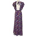 Romeo + Juliet Couture NWT Purple Pink Multi Tropical Floral Maxi Dress Banana Leaves Hibiscus New Photo 1