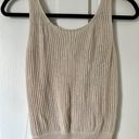 Moon & Maddison Knit Open Back Tank Top Photo 2