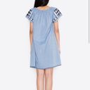 Ulla Johnson Jonas Dress Chambray Off Shoulder Denim Size 6 Scoop Neck Mini Photo 1