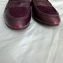 Rag and Bone Dina leather penny loafers in burgundy Bordeaux color  Photo 1
