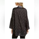 Vera Bradley  Sofie Kimono Wrap Robe Holland S/M black floral bell sleeve new. Photo 1