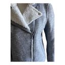 Old Navy super cute and cozy gray jacket, Sherpa Inside, two hand pockets Photo 3