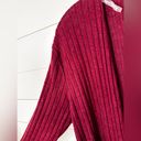 Nine West  Women’s Burgundy Rib Knit Duster Cardigan Sweater, NWT, Small MSRP $40 Photo 7