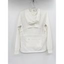 Athleta  Racer Running Free White Full Zip Up Hooded Jacket Size Small Photo 1