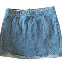 PacSun  Retro Vintage Style Scalloped Tulip Denim High Waisted Mini Skirt 27 Photo 0