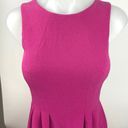 H&M  Pink Sleeveless Crewneck Pleated Fit & Flare Knee Length Casual Dress Sz 4 Photo 2