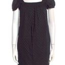 Vince  Black Eyelet Mini Shift Dress- Size 4 Photo 1