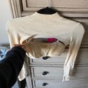 Beginning Boutique Tan Crop Sweater Top Photo 3