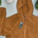 Wild Fable Women’s  Fleece Brown Zip Up Jacket NWT XS/S Photo 3