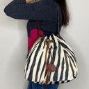 Dooney & Bourke  Vintage Zebra Print Drawstring Bag Photo 0