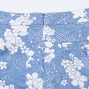 Lady Hagen  Golf Skort Athletic Skirt with Shorts Light Blue Floral Print Size 10 Photo 6